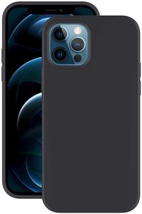 Накладка Gel Color для Apple iPhone 12 Pro/12, черный, PET синий, Deppa 87750