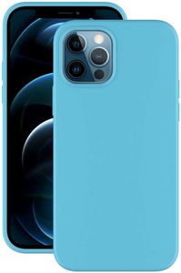 Накладка Gel Color для Apple iPhone 12 Pro/12, мятный, PET синий, Deppa 87753