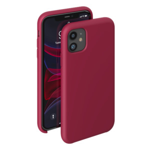 Чехол Liquid Silicone Case для Apple iPhone 11, красный, картон, Deppa 87299
