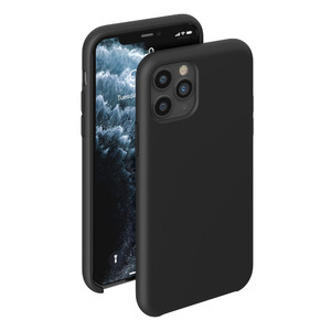 Чехол Liquid Silicone Case для Apple iPhone 11 Pro, черный, картон, Deppa 87290
