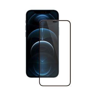 Защитное стекло 2,5D Full Glue для Apple iPhone 12/12 Pro (2020), 0.3 мм, черная рамка, Deppa 62701