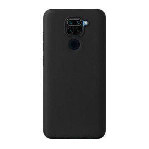 Чехол Gel Color Case для Xiaomi Redmi Note 9, черный, PET синий, Deppa 87661