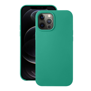 Накладка Liquid Silicone для Apple iPhone 12 Pro Max, зеленый, картон, Deppa 87721