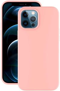 Накладка Gel Color для Apple iPhone 12 Pro Max, розовый, PET синий, Deppa 87759