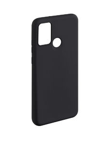 Чехол Gel Color Case для Samsung Galaxy A21S (2020), черный, PET синий, Deppa 87631
