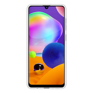 Чехол Gel Case для Samsung Galaxy A31 (2020), прозрачный, PET синий, Deppa 87626