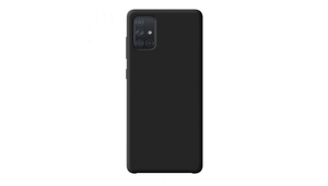 Чехол Liquid Silicone Case для Samsung Galaxy A31 (2020), черный, картон, Deppa 87675