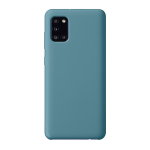 Чехол Liquid Silicone Case для Samsung Galaxy A31 (2020), синий, картон, Deppa 87676