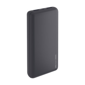 Внешний АКБ NRG Power 20000 mAh, 2.1A, 2xUSB, компактный, серый, Deppa, 33551