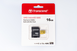 Флеш-накопитель Transcend Карта памяти Transcend 16GB UHS-I U3 microSD with Adapter, MLC