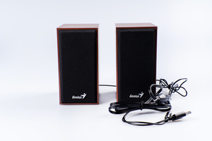 Колонки Genius SP-HF180, 2.0, 2 x 3W, USB-power, Wood