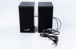 Колонки Genius SP-HF180, 2.0, 2 x 3W, USB-power, Black