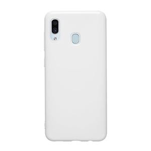 Чехол Gel Color Case для Samsung Galaxy A20/A30 ((2019), белый, PET белый, Deppa 86654