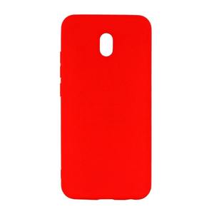 Чехол Gel Color Case для Xiaomi Redmi 8A, красный, PET белый, Deppa 87382