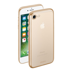 Чехол Gel Plus Case матовый для Apple iPhone SE (2020)/7/8, золотой, Deppa 85284