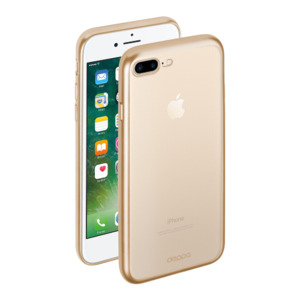 Чехол Gel Plus Case матовый для Apple iPhone 7/8 Plus, золотой, Deppa 85289