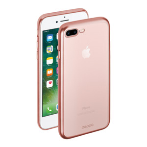 Чехол Gel Plus Case матовый для Apple iPhone 7/8 Plus, розовое золото, Deppa 85290