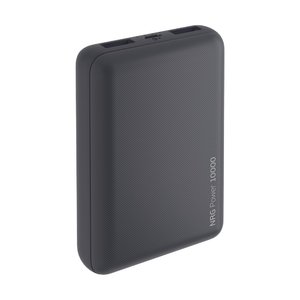 Внешний АКБ NRG Power 10000 mAh, 2.1A, 2xUSB, компактный, серый, Deppa 33550
