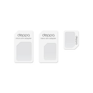 Nano&micro sim card адаптер для мобильных устройств, Deppa