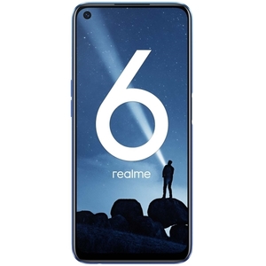 Смартфон Realme 6, 6,5", 4Gb/128Gb, 4G/LTE, 2sim, Comet Blue, RMX2001