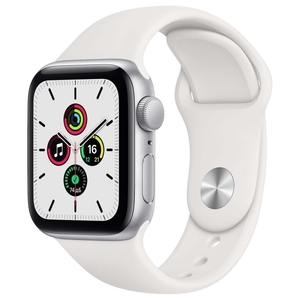 Умные часы Apple Watch SE GPS, 40mm Silver Aluminium White Sport Band (Ростест)