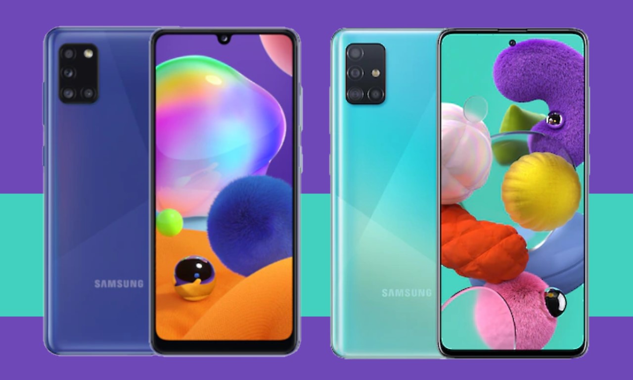 Samsung galaxy a51 и a31